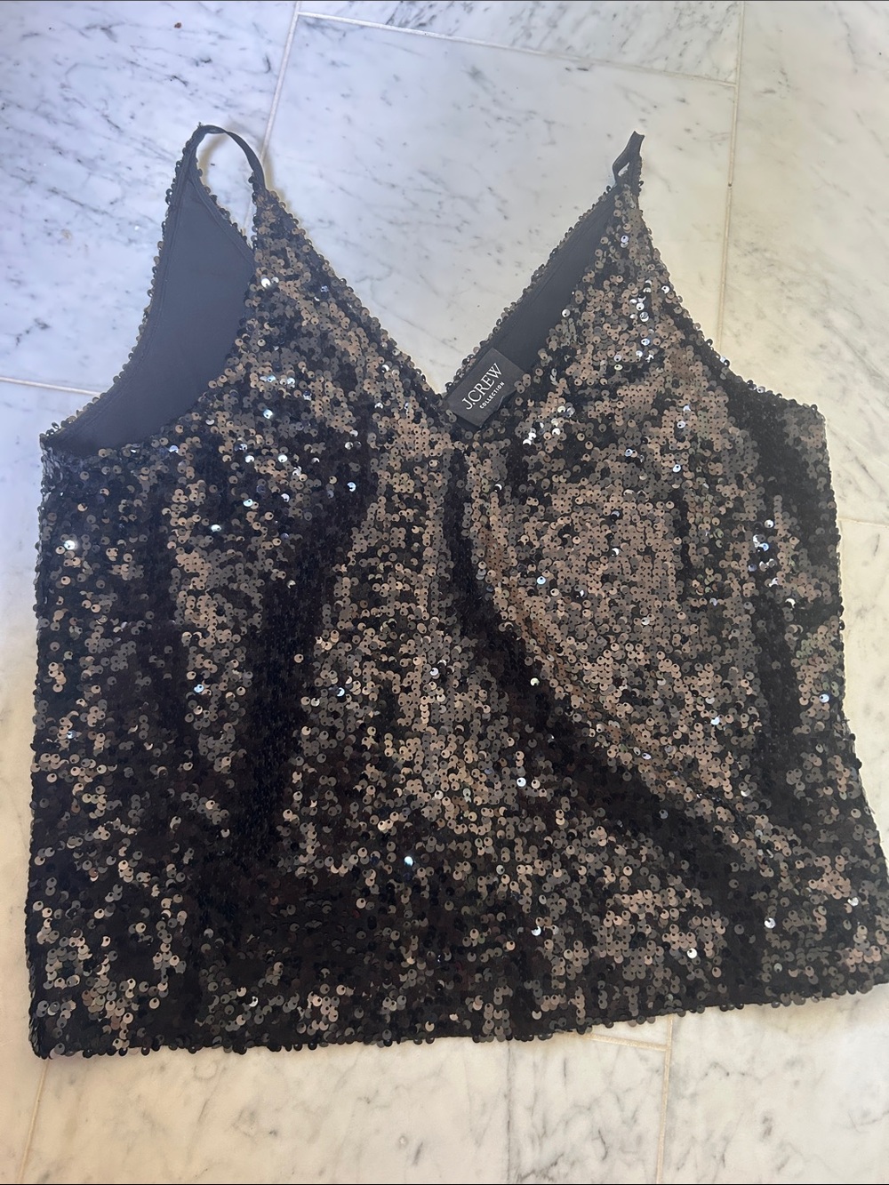 JCrew collection sequin top